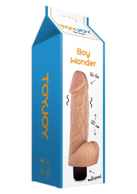 Wibrator-BOY WONDER VIBRATING DONG FLESH