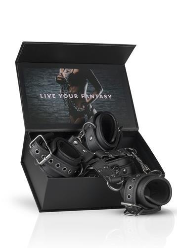 Zestaw kajdanki opaski krępowanie bondage sex bdsm