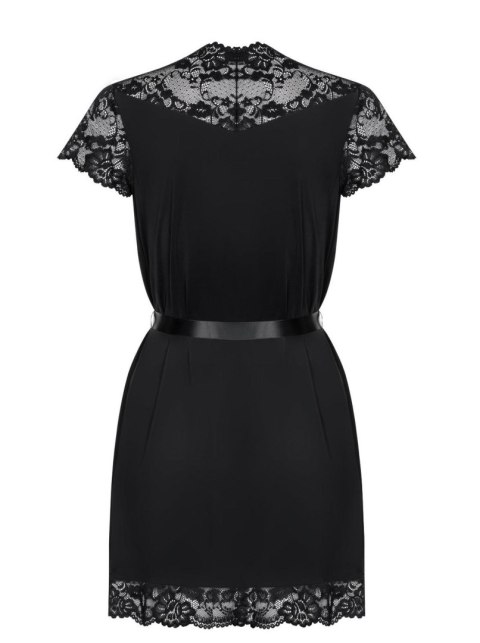 Koronkowy szlafroczek narzutka 810-pei-1 l/xl