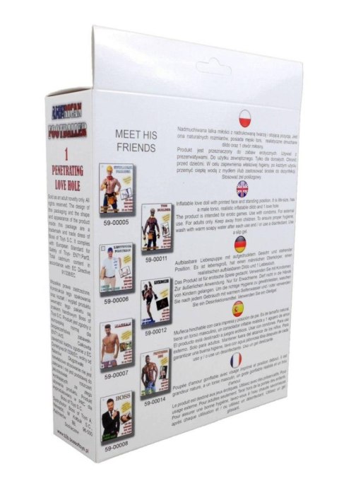 Lalka facet czarny dmuchana sex lala penis kutas