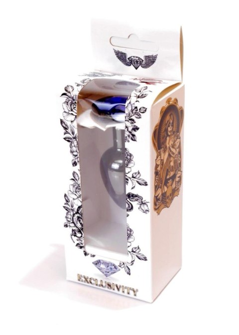 Sex plug korek analny stalowy z kryształem 2,7cm