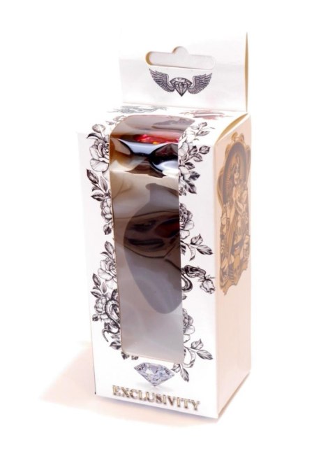 Mały korek analny plug ozdobny kryształek 3,5cm