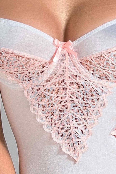 Bielizna-NIKITA CORSET white L/XL - Casmir