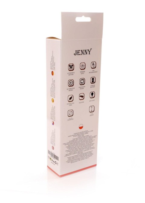 Masażer łechtaczki 36 wibracji rotacja 13cm usb