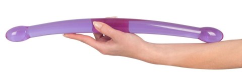 Silikonowe długie podwójne giętkie dildo 44 cm