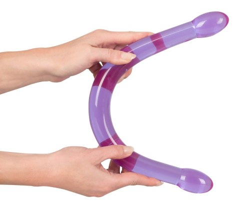 Silikonowe długie podwójne giętkie dildo 44 cm