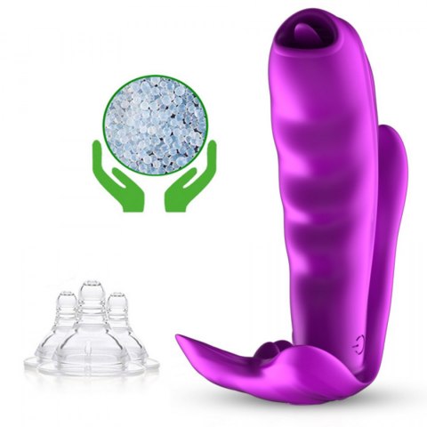 Wibrator do majtek i łechtaczki ogrzewany pilot