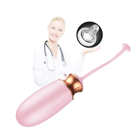 Wibrujące jajeczko ogrzewane z pilotem 10trybów