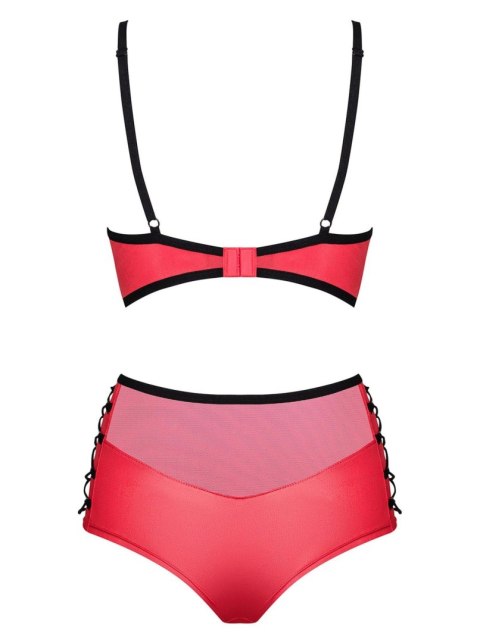 Komplet erotyczny biustonosz majtki leatheria s/m