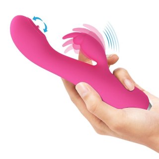 Wibrator króliczek z rotacyjnym języczkiem 12tryb