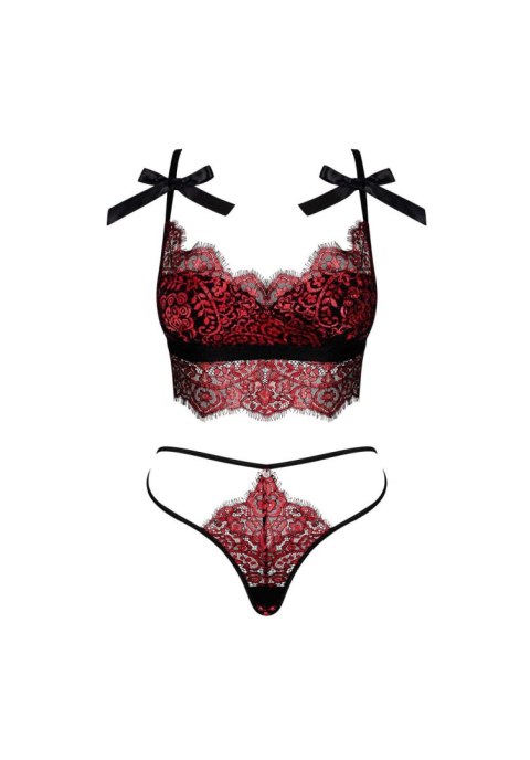 Biustonosz stringi komplet obsessive redessia l/xl