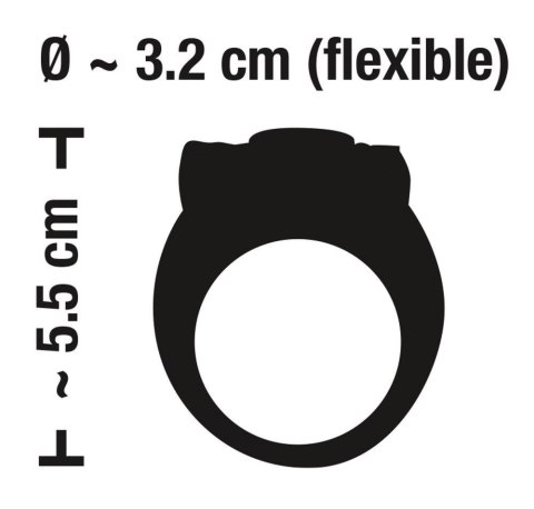 Wibrująca nakładka pierścień na penisa erekcja sex