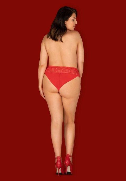 Czerwone erotyczne figi obsessive blossmina 4xl