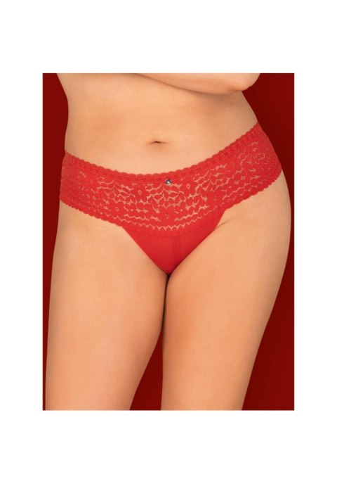Czerwone erotyczne figi obsessive blossmina 4xl