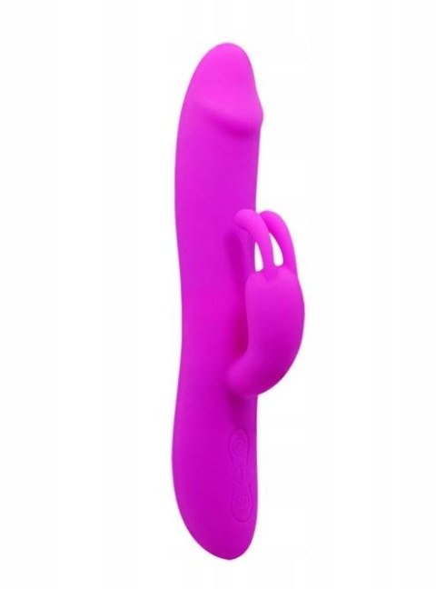 Wibrator króliczek ruch posuwisty 2x7 trybów 20cm