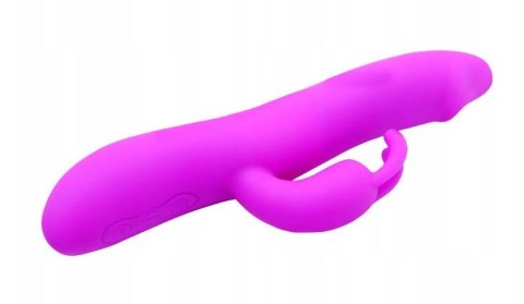 Wibrator króliczek ruch posuwisty 2x7 trybów 20cm