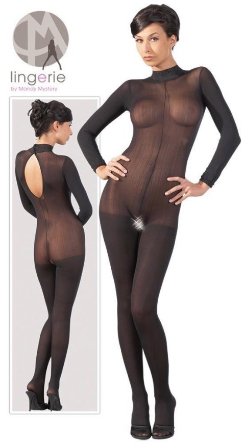 Catsuit bodystocking siateczka na całe ciało S/M