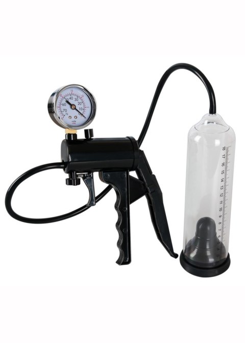 Pompka męska erekcyjna z podziałką manometr skala