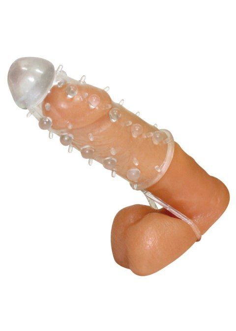 Wydłużająca pogrubiająca nakładka na penisa jądra