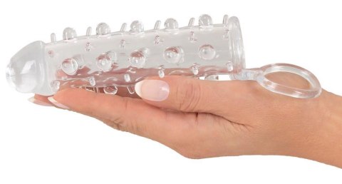 Wydłużająca pogrubiająca nakładka na penisa jądra