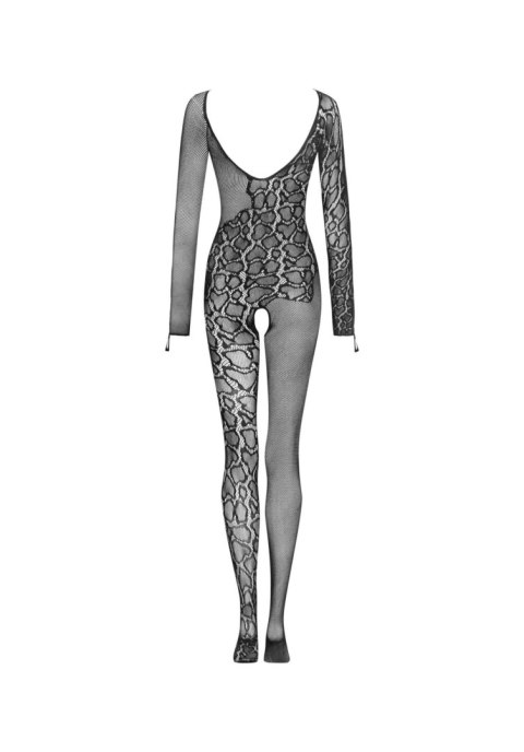 Bodystocking wężowy wzór seks otwarty krok S/M/L
