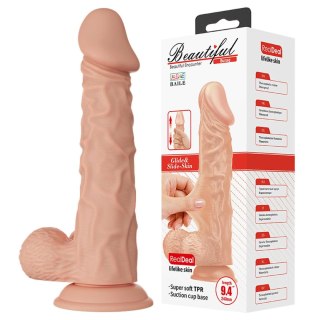 Duże realistyczne dildo penis z przyssawką 28cm