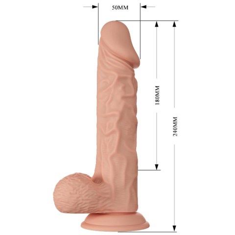 Duże realistyczne dildo penis z przyssawką 28cm