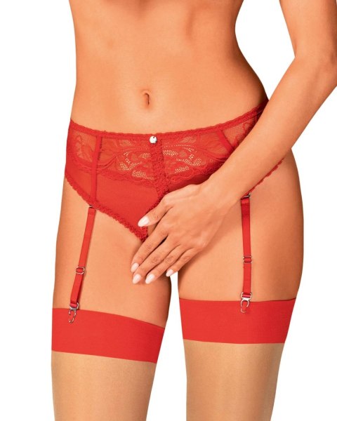 Figi otwarte w kroku z paskami do pończoch XL/2XL