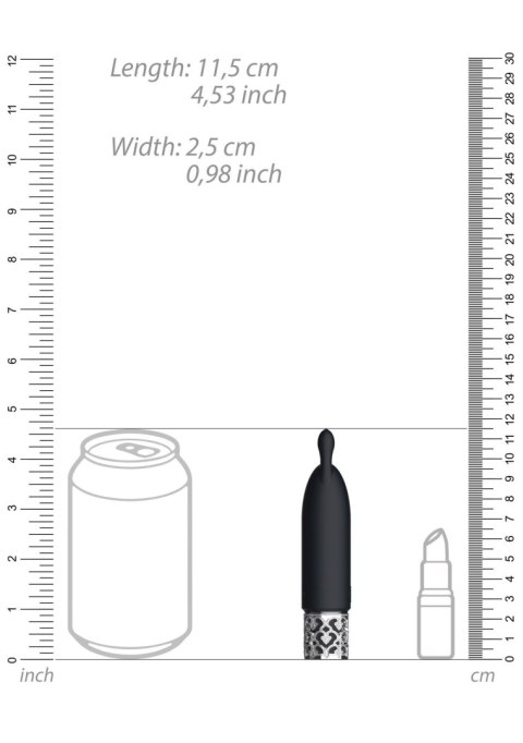 Silikonowy wibrator jak pocisk 10 trybów prędkości