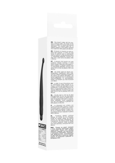 Wibrator 10 trybów pocisk wygięta końcówka główka