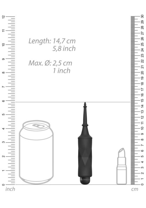 Wibrator pociskowy długa wąska końcówka 10 trybów