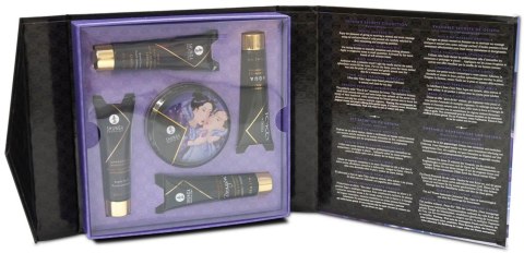 Zestaw świeca olejek żel do masażu Shunga exotic