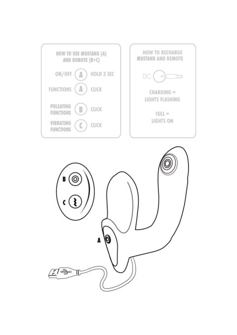 Masażer sex stymulator prostaty 10+5 trybów 12 cm