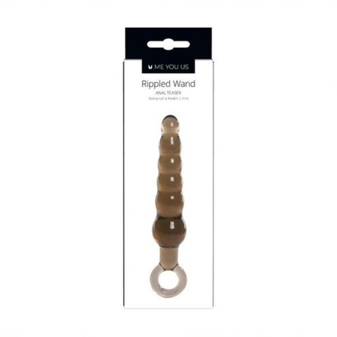 Jędrna elastyczna sonda analna z uchwytem sex 14cm