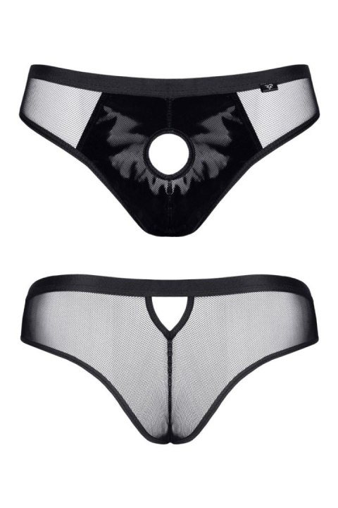 Majtki brazyliany z otworem - S