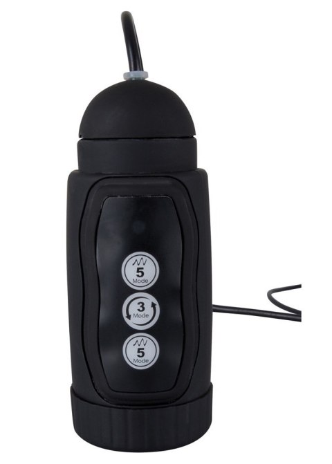 Dildo z obrotami na przyssawce duży mocny 22cm