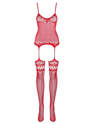 Erotyczne bodystocking otwarty krok F214 S/M/L