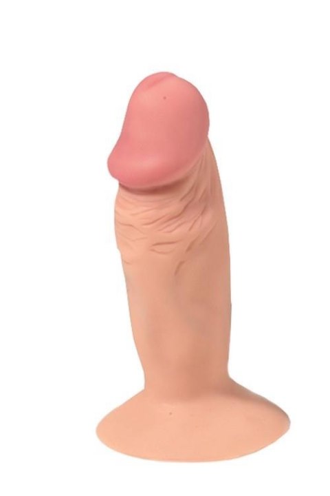 Mini penis dildo na przyssawce plug analny 12cm