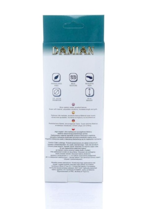 Penis na szelkach sex proteza pusta strapon 16cm