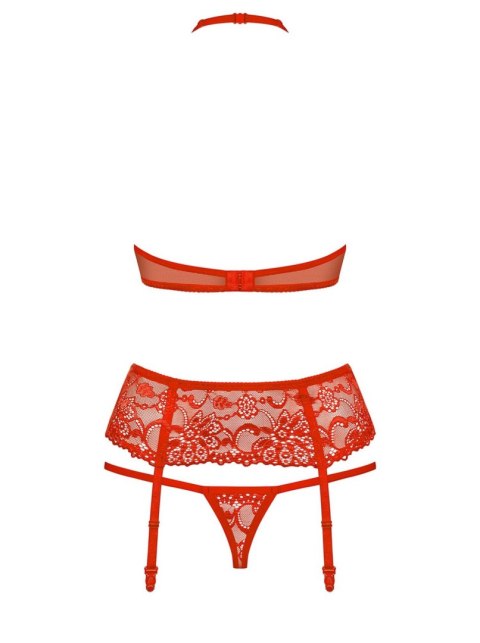 Erotyczny komplet pas stringi stanik obsessive s/m