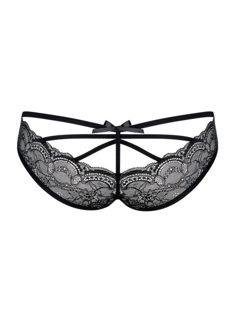 Sex figi czarna koronka erotyczne obsessive l/xl